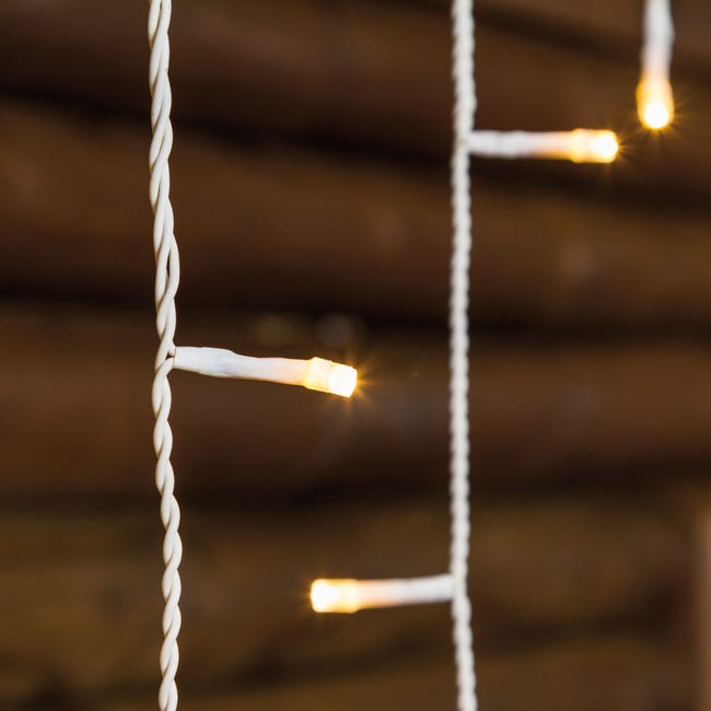 Leroymerlin Tenda luminosa 120 lampadine led bianco caldo H 60 x L 512 cm Shopping Online