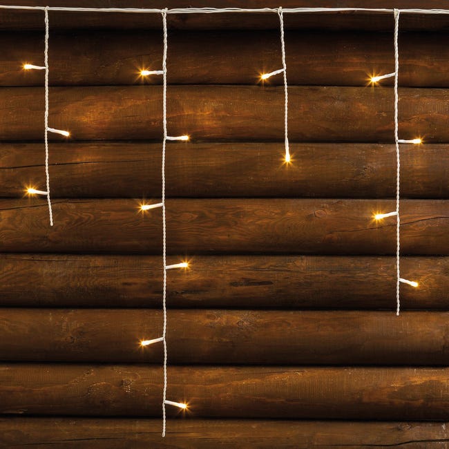 Leroymerlin Tenda luminosa 120 lampadine led bianco caldo H 60 x L 512 cm Shopping Online