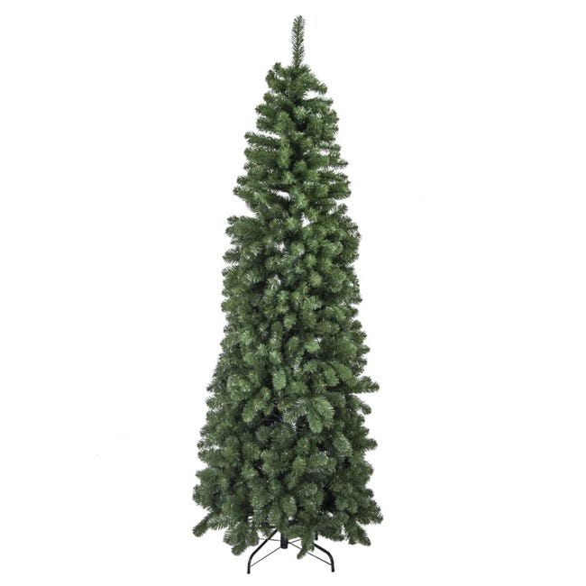 Leroymerlin Albero di Natale Slim 451 rami Verde ø64 h150 mod. Monte Slim Fino Al -60%