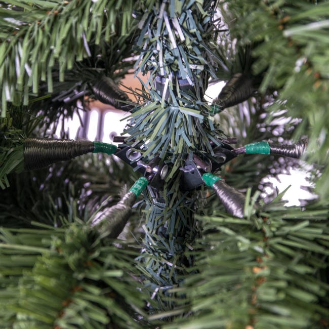 Leroymerlin Albero di Natale Slim 451 rami Verde ø64 h150 mod. Monte Slim Fino Al -60%