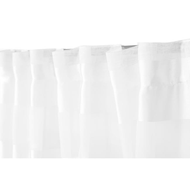 Leroymerlin Tenda Maryline bianco fettuccia e passanti nascosti 140x280 cm Affare Del Giorno
