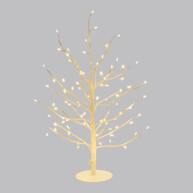Leroymerlin Albero luminoso 108 lampadine bianco caldo H 45 cm Convenienza