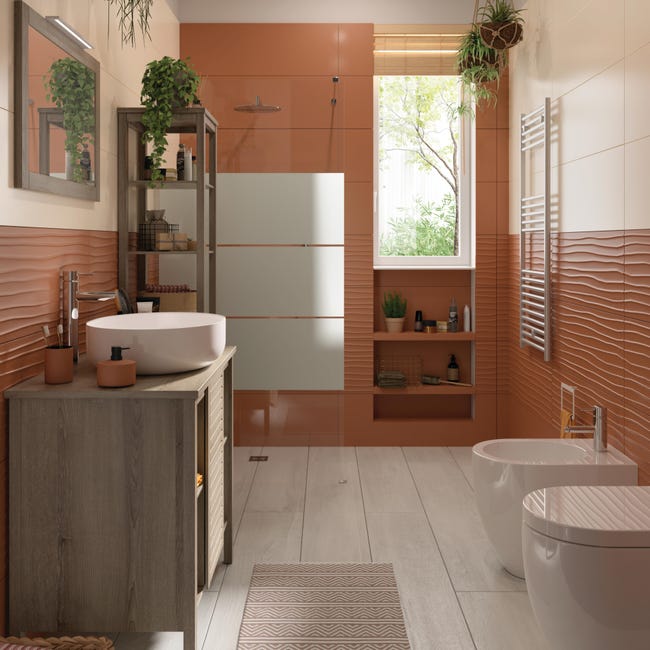 Leroymerlin Scaldasalviette ad acqua calda DE'LONGHI KIARA bianco interasse 450 mm L 50 x H 120 cm Online