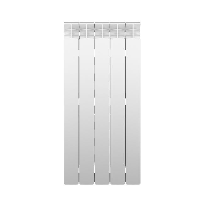 Leroymerlin Radiatore acqua calda EQUATION ALURAD in alluminio 5 elementi interasse 800 mm bianco Saldi
