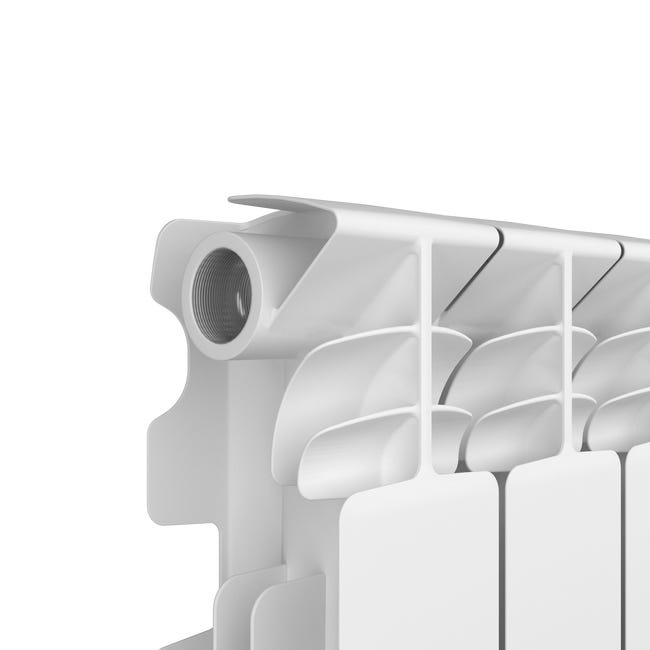 Leroymerlin Radiatore acqua calda EQUATION ALURAD in alluminio 5 elementi interasse 800 mm bianco Saldi