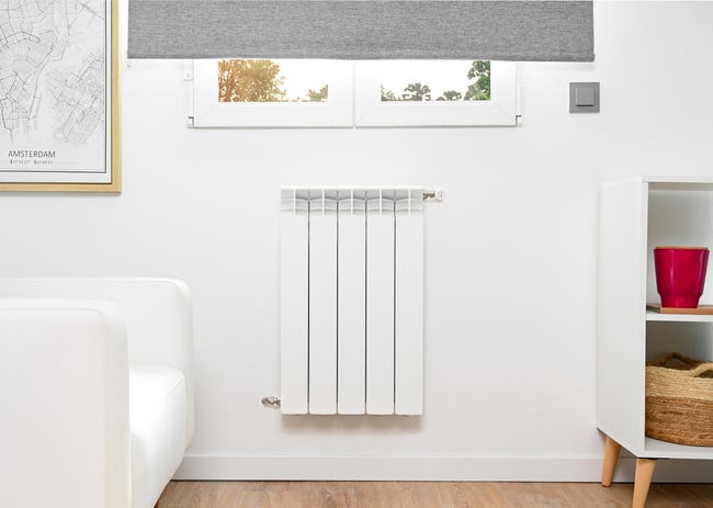 Leroymerlin Radiatore acqua calda EQUATION ALURAD in alluminio 5 elementi interasse 600 mm bianco Vendita Economica