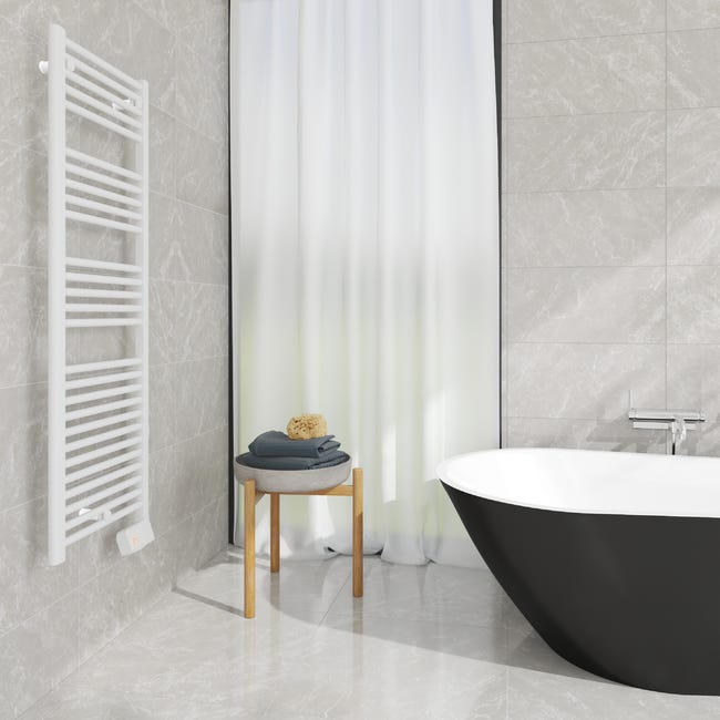 Leroymerlin Scaldasalviette elettrico EQUATION Kaltar L 50 cm bianco Qualità Garantita
