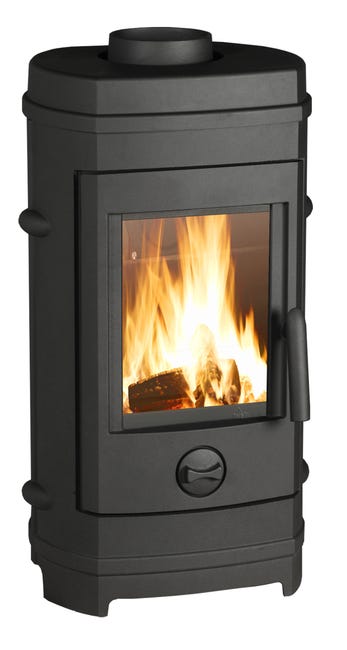 Leroymerlin Stufa a legna INVICTA Remilly 7 kW antracite In Vendita