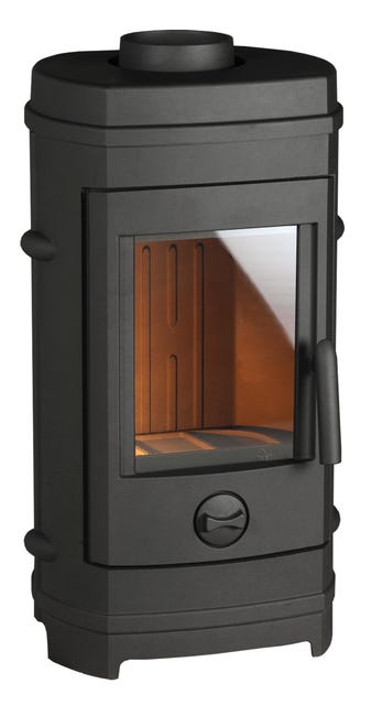Leroymerlin Stufa a legna INVICTA Remilly 7 kW antracite In Vendita