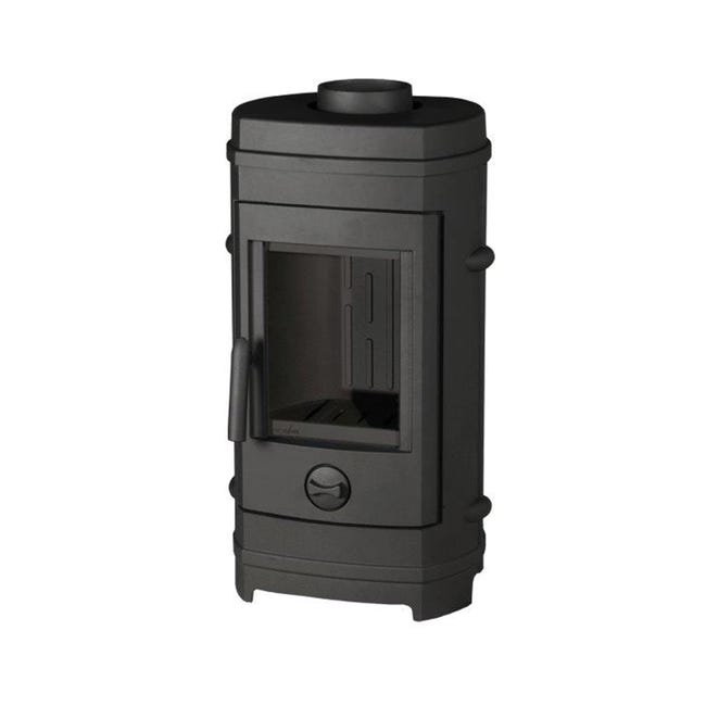 Leroymerlin Stufa a legna INVICTA Remilly 7 kW antracite In Vendita