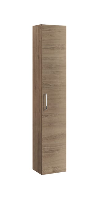 Leroymerlin Colonna per mobile bagno Noa 1 anta P 27 x L 30 x H 160 cm rovere nabucco Consegna Veloce