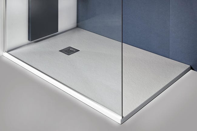 Leroymerlin Piatto doccia in resina effetto pietra L 120 x L 70 cm bianco Sottocosto