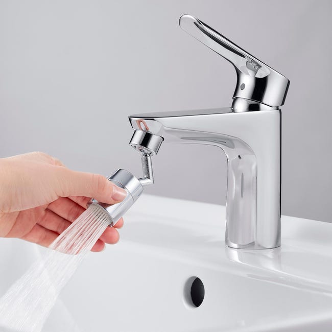 Leroymerlin Aeratore Aeratore Bubble stream SPIN 2 getti cromo Saldi