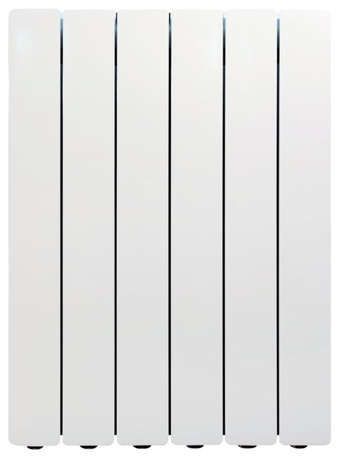 Leroymerlin Radiatore acqua calda PRODIGE MODERN in alluminio 6 elementi interasse 600 mm bianco Nuova