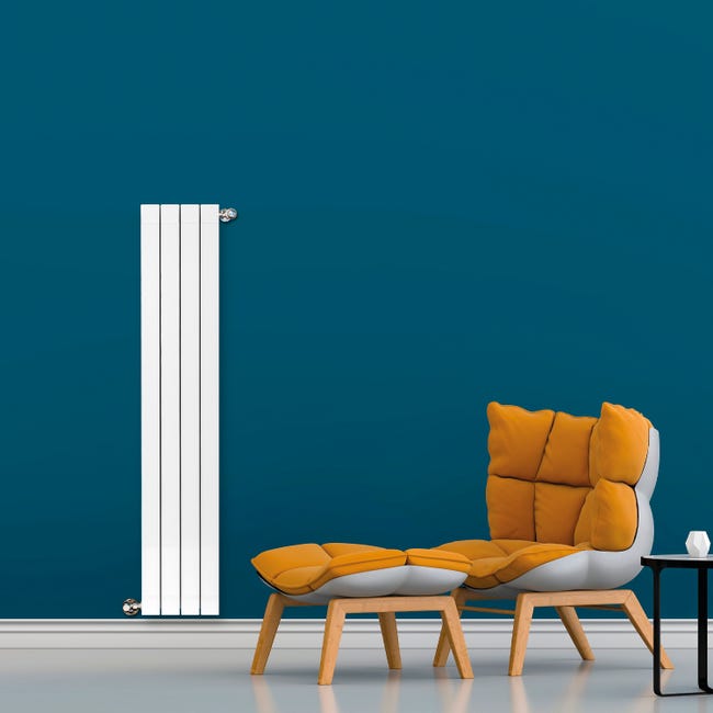 Leroymerlin Radiatore acqua calda PRODIGE SUPERIOR in alluminio 4 elementi interasse 600 mm bianco Italy