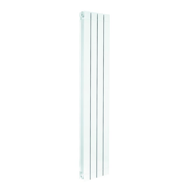 Leroymerlin Radiatore acqua calda PRODIGE SUPERIOR in alluminio 4 elementi interasse 600 mm bianco Italy