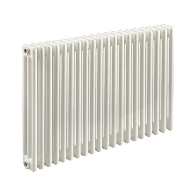Leroymerlin Radiatore acqua calda EQUATION Comby in acciaio 3 colonne 20 elementi interasse 623 mm bianco In Linea