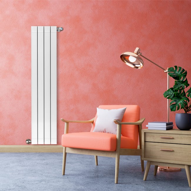 Leroymerlin Radiatore acqua calda PRODIGE SUPERIOR in alluminio 4 elementi interasse 1400 mm bianco Soddisfazione Garantita