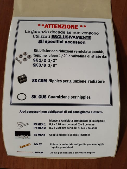Leroymerlin Radiatore acqua calda EQUATION Comby in acciaio 3 colonne 15 elementi interasse 535 mm bianco Economico