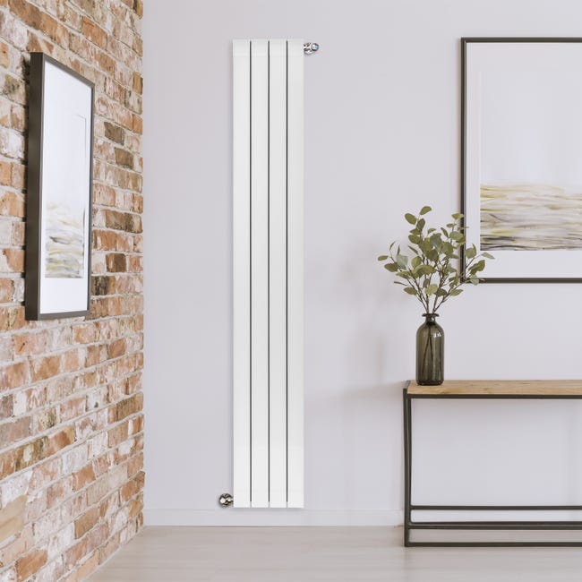 Leroymerlin Radiatore acqua calda PRODIGE SUPERIOR in alluminio 4 elementi interasse 2000 mm bianco Saldi Di Fabbrica