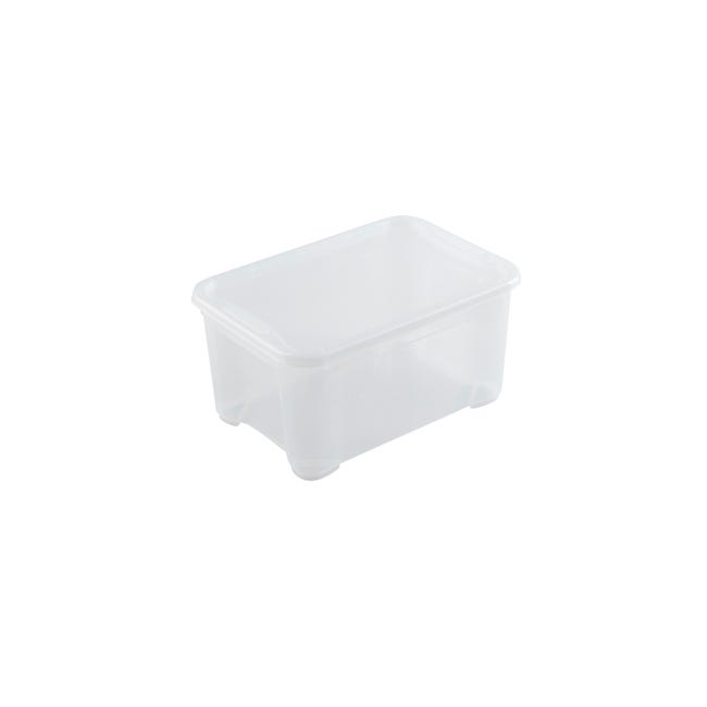 Leroymerlin Scatola Spaceo XS L 38 x H 19 x P 26.5 cm trasparente Negozio