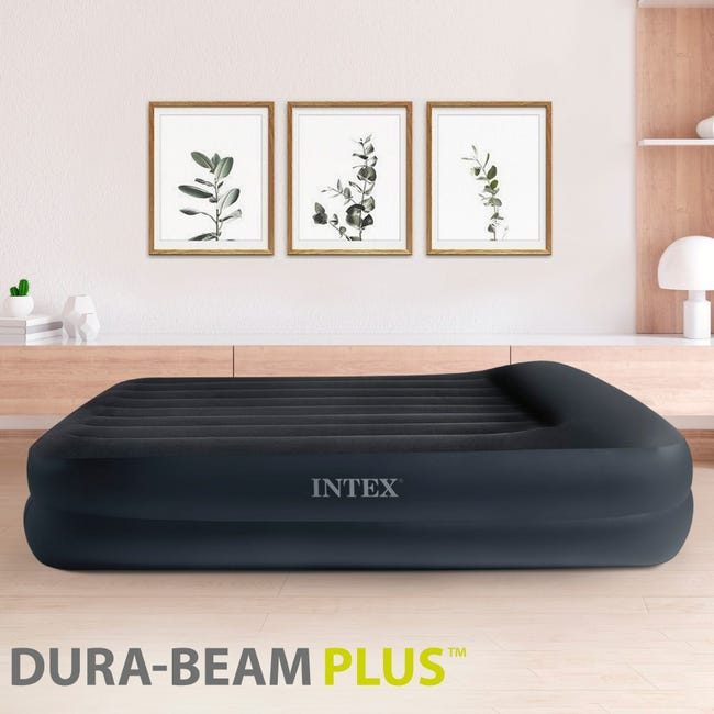 Leroymerlin Intex 64124ND - Materasso Dura-Beam Pillow Rest Raised Autogonfiante 152x203x42 cm Shopping Online