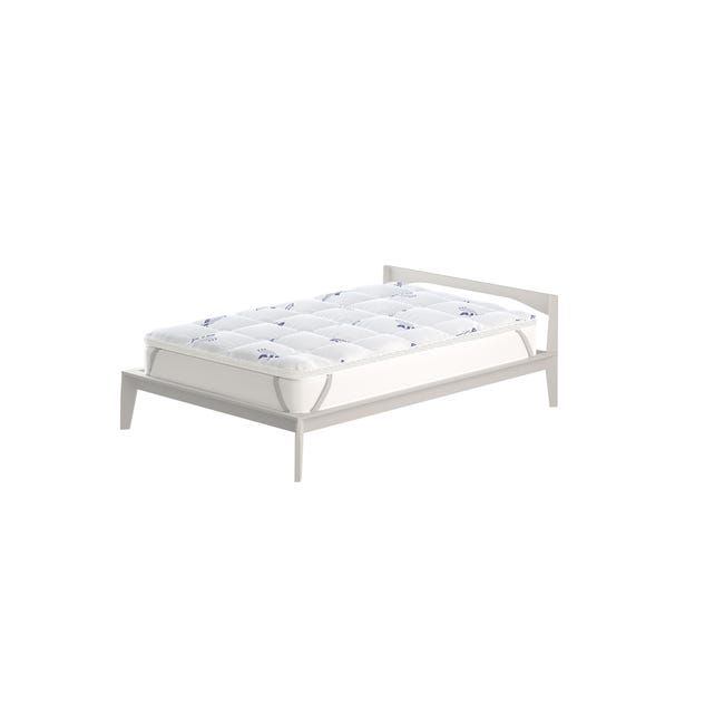 Leroymerlin TOPPER AIR TRASPIRANTE CON ELASTICI SOFFIETTO 3 CM SINGOLO 80x195 cm Convenienza