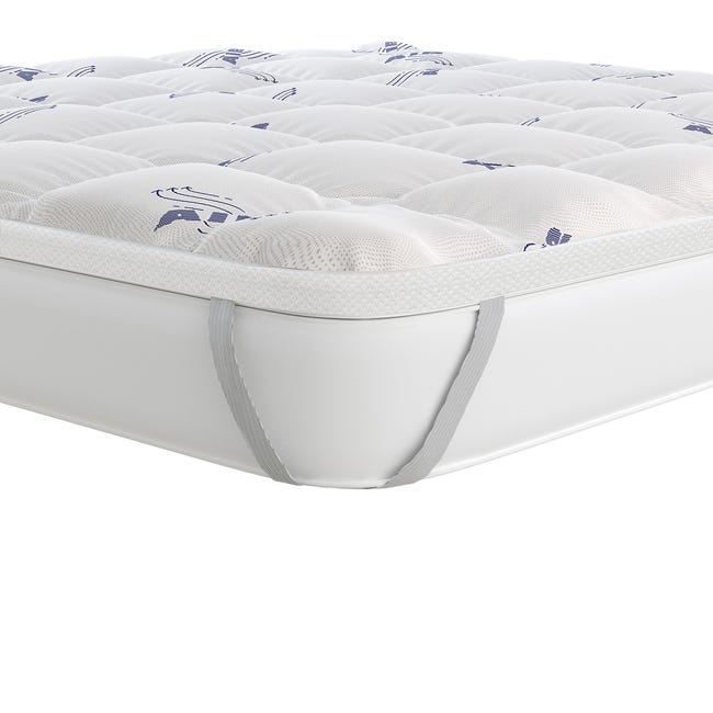 Leroymerlin TOPPER AIR TRASPIRANTE CON ELASTICI SOFFIETTO 3 CM SINGOLO 80x195 cm Convenienza