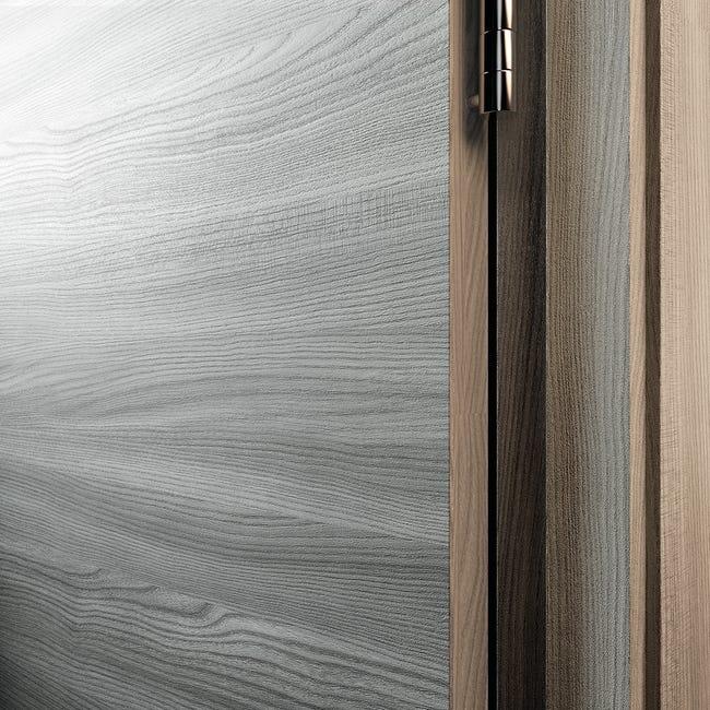 Leroymerlin Porta battente Corn rovere grigio L 90 x H 210 cm reversibile Online
