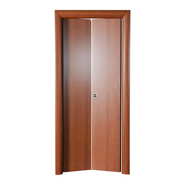 Leroymerlin Porta pieghevole a libro simmetrica Rose ciliegio L 80 x H 210 cm sinistra Nuova