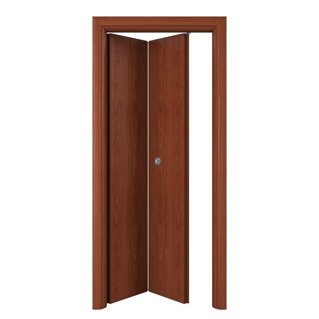 Leroymerlin Porta pieghevole a libro simmetrica Rose ciliegio L 80 x H 210 cm sinistra Nuova