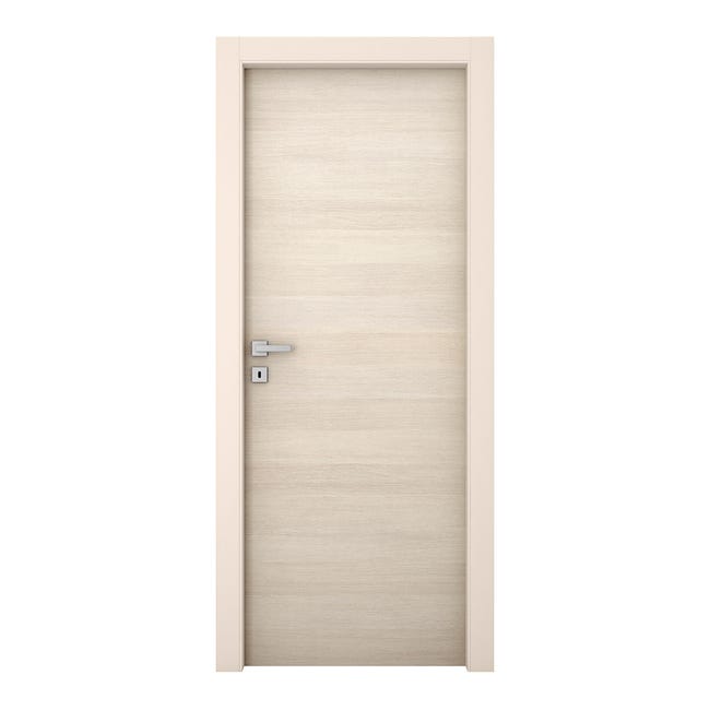 Leroymerlin Porta tamburata battente Riga grano L 60 x H 210 cm reversibile Moda