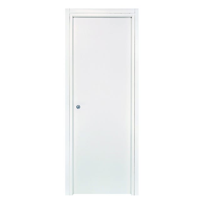 Leroymerlin Porta scorrevole Strauss bianco L 80 x H 210 cm reversibile Italy