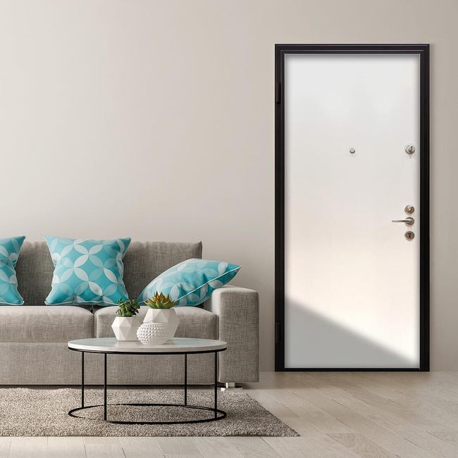 Leroymerlin Porta blindata MASTER Service L 90 x H 210 cm noce/bianco apertura destra 2025