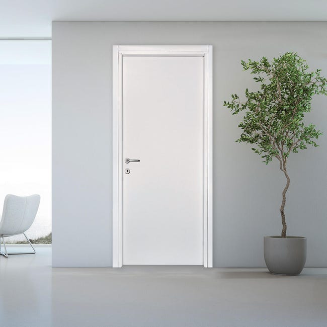 Leroymerlin Porta battente Fresh bianco L 70 x H 210 cm reversibile Qualità
