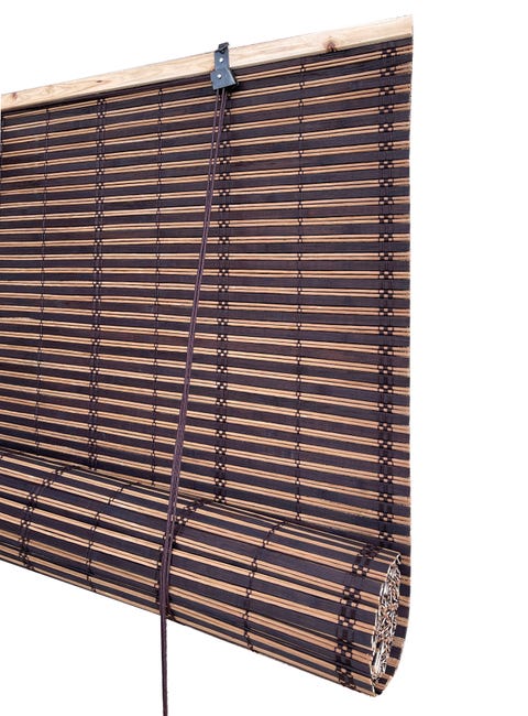 Leroymerlin Tenda a rullo oscurante Atlanta wengè 150x300 cm Consegna Veloce