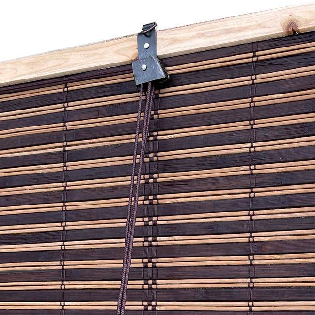 Leroymerlin Tenda a rullo oscurante Atlanta wengè 150x300 cm Consegna Veloce