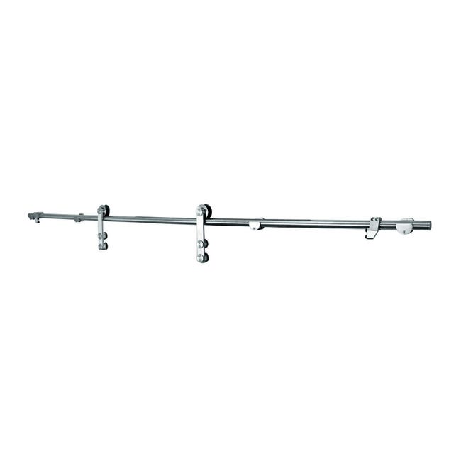 Leroymerlin Sistema scorrevole Lux grigio per anta in vetro L 2 m Sottocosto