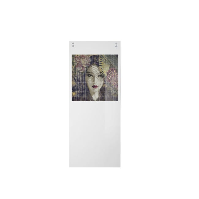 Leroymerlin Porta scorrevole Donna in vetro L 88 x H 215 cm con binario Lux Economico