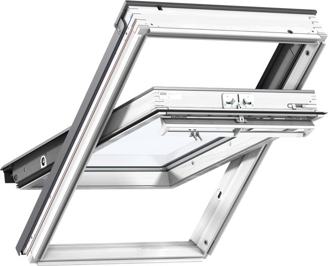 Leroymerlin Finestra da tetto (faccia inclinata) VELUX GGL PK04 2070 manuale L 94 x H 98 cm bianco Vendita Calda