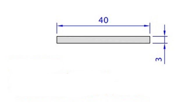 Leroymerlin Coprifilo per finestra PRO1003 in pvc colore bianco P 3 x H 40 x L 3000 mm In Linea