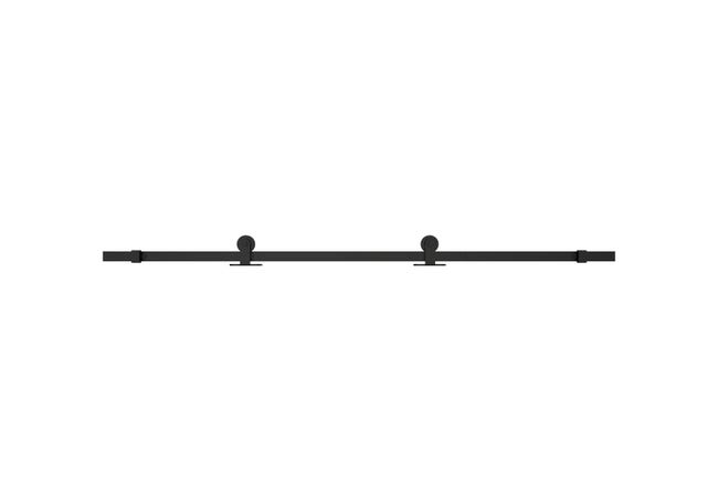 Leroymerlin Porta scorrevole 3V trasparente in alluminio L 96 x H 215 cm con binario Industrial Spedizione Gratuita