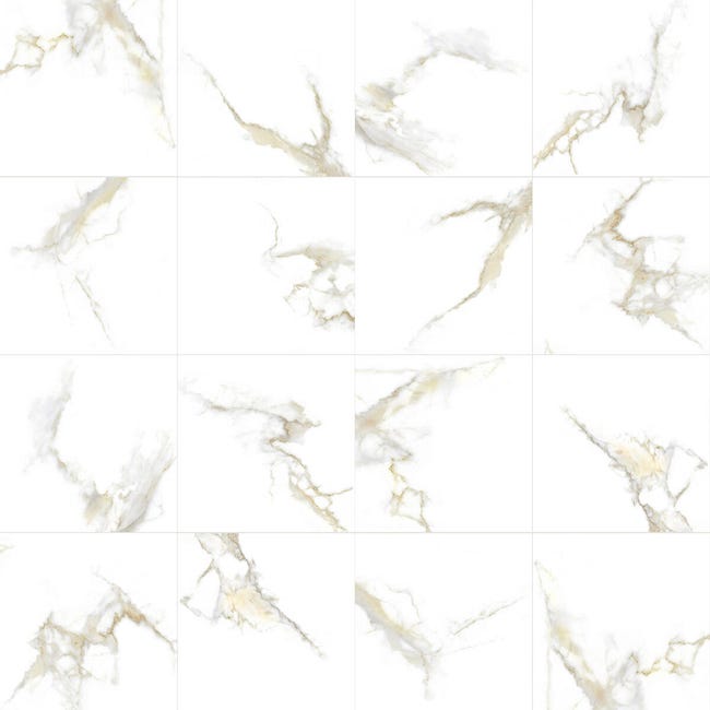 Leroymerlin Piastrella da pavimento e rivestimento interno rettificato Fantastica in gres porcellanato oro 60 x 60cm Sp. 9 mm traffico medio forte (pei 3/5) R9 Shopping Online
