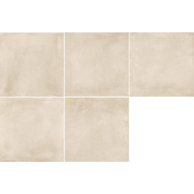 Leroymerlin Piastrella da pavimento interno Roller in gres naturale smaltato opaco beige 60.4 x 60.4cm Sp. 7.4 mm traffico intenso (pei 4/5) R9 Prezzo Ridotto