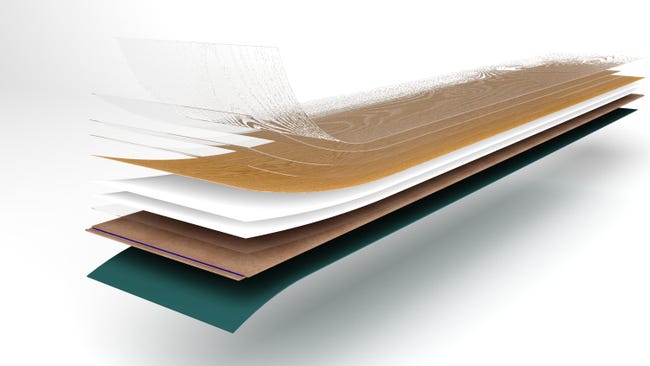 Leroymerlin Pavimento laminato CLASSEN Uberwood rovere chiaro resistente all'acqua Sp 8mm Economico