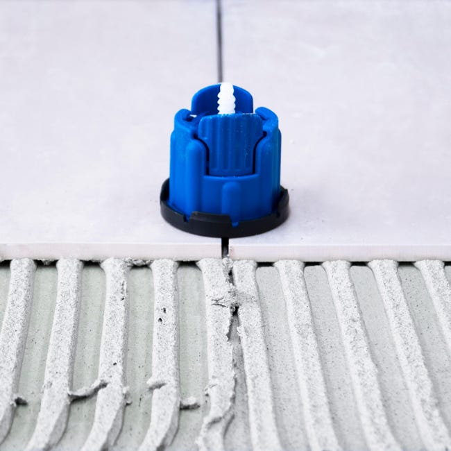 Leroymerlin Sistema livellante per piastrelle a Dritto Sp 1.5 mm. Confezione da 100 pezzi Outlet