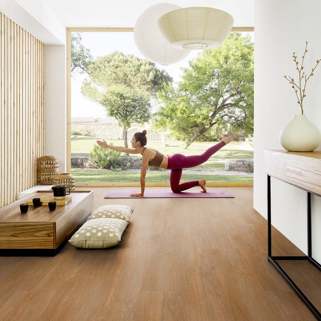 Leroymerlin Pavimento SPC in spc flottante clic passaggio molto intenso Sestriere rovere naturale Sp 5.7 mm GERFLOR In Vendita