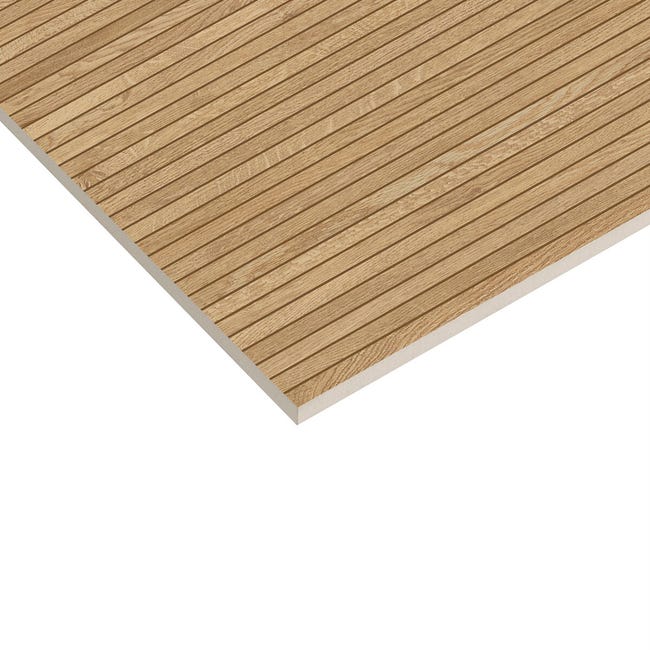 Leroymerlin Piastrella da rivestimento esterno rettificato Harmony in gres porcellanato smaltato opaco rovere 120 x 60cm Sp. 9 mm Nuova