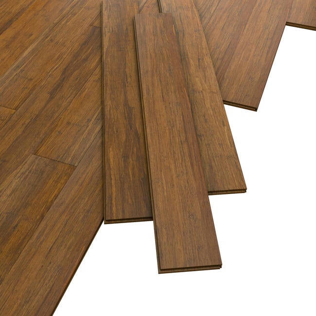Leroymerlin Parquet massello in bambù marrone Family verniciato Anza Nuovo
