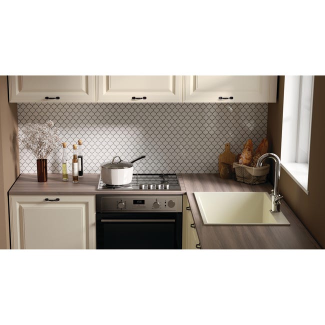 Leroymerlin Mosaico in ceramica Antik Lantern bianco L 24.1 x L 24.1cm x Sp. 6 mm Fino Al -60%